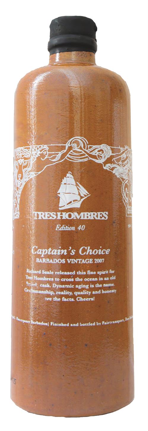 Rom - Tres Hombres rom, Barbados Vintage 2007